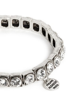Detail View - Click To Enlarge - PHILIPPE AUDIBERT - 'Jeanne' crystal elastic bracelet