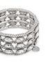 Detail View - Click To Enlarge - PHILIPPE AUDIBERT - 'Becky' crystal leaf tier elastic bracelet