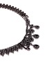 Detail View - Click To Enlarge - IOSSELLIANI - Asymmetric zircon watch chain necklace