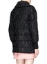 Back View - Click To Enlarge - MONCLER - 'Bettina' detachable hem lace overlay down jacket