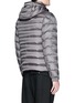 Back View - Click To Enlarge - MONCLER - 'Edward' detachable hood down puffer jacket