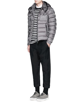 Figure View - Click To Enlarge - MONCLER - 'Edward' detachable hood down puffer jacket