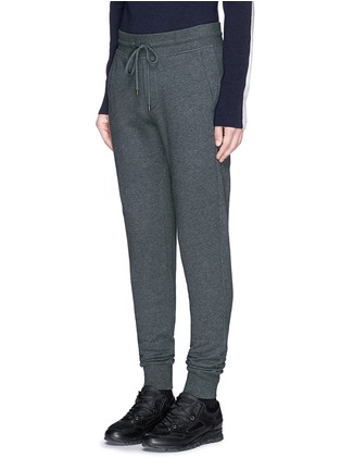 Front View - Click To Enlarge - MONCLER - Cotton French terry sweatpants