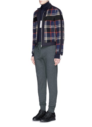 Figure View - Click To Enlarge - MONCLER - Cotton French terry sweatpants