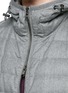 Detail View - Click To Enlarge - MONCLER - 'Blanchard' quilted wool down jacket