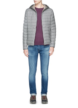 Figure View - Click To Enlarge - MONCLER - 'Blanchard' quilted wool down jacket