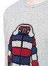 Detail View - Click To Enlarge - MONCLER - Down jacket embroidery sweatshirt