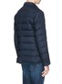 Back View - Click To Enlarge - MONCLER - 'Rodin' chevron wool blend down jacket