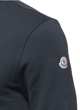 Detail View - Click To Enlarge - MONCLER - Down jacket embroidery sweatshirt