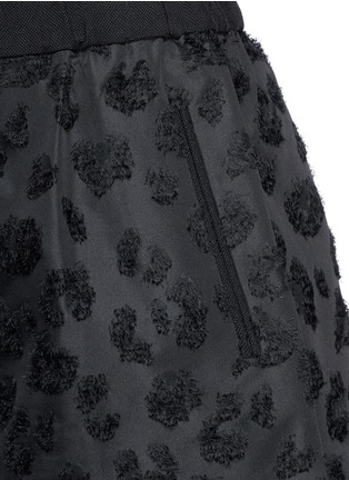 Detail View - Click To Enlarge - 3.1 PHILLIP LIM - Leopard spot elastic waist track shorts