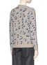 Back View - Click To Enlarge - 3.1 PHILLIP LIM - Leopard jacquard wool-blend knit cardigan