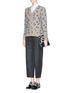 Figure View - Click To Enlarge - 3.1 PHILLIP LIM - Leopard jacquard wool-blend knit cardigan