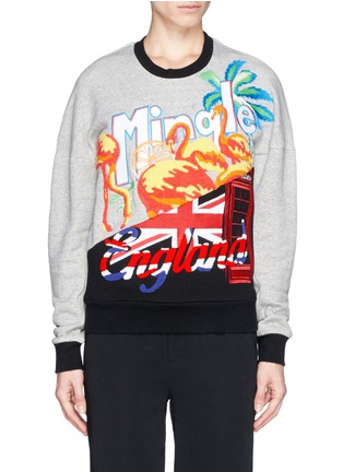 Main View - Click To Enlarge - 3.1 PHILLIP LIM - Tourist logo embroidery sweatshirt