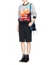 Figure View - Click To Enlarge - 3.1 PHILLIP LIM - Tourist logo embroidery sweatshirt