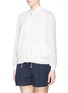 Front View - Click To Enlarge - 3.1 PHILLIP LIM - Lace drawstring hem bomber jacket