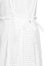 Detail View - Click To Enlarge - 3.1 PHILLIP LIM - Asymmetric lace godet cotton dress