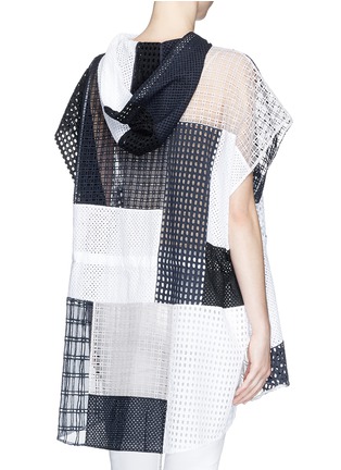 Back View - Click To Enlarge - 3.1 PHILLIP LIM - Mix patchwork lace poncho