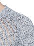 Detail View - Click To Enlarge - 3.1 PHILLIP LIM - Chevron mesh stitch sweater
