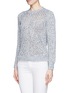 Front View - Click To Enlarge - 3.1 PHILLIP LIM - Chevron mesh stitch sweater