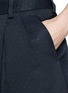 Detail View - Click To Enlarge - 3.1 PHILLIP LIM - Metallic micro dot pleat shorts