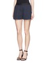 Front View - Click To Enlarge - 3.1 PHILLIP LIM - Elastic back waist eyelet lace shorts