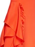 Detail View - Click To Enlarge - 3.1 PHILLIP LIM - Cascading ruffle trim silk crepe dress