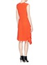 Back View - Click To Enlarge - 3.1 PHILLIP LIM - Cascading ruffle trim silk crepe dress