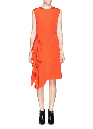 Main View - Click To Enlarge - 3.1 PHILLIP LIM - Cascading ruffle trim silk crepe dress