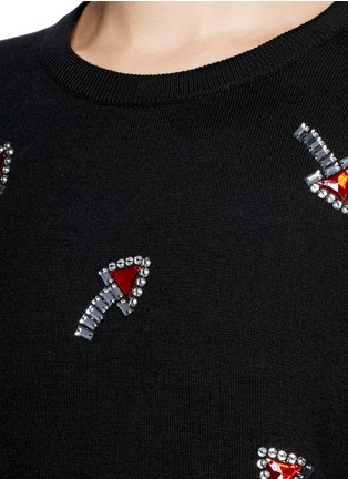 Detail View - Click To Enlarge - MARKUS LUPFER - 'Arrows Jewel' Natalie sweater