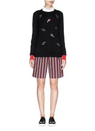 Figure View - Click To Enlarge - MARKUS LUPFER - 'Arrows Jewel' Natalie sweater