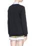 Back View - Click To Enlarge - MARKUS LUPFER - 'Colour Circus Embroidery' sweatshirt