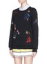 Front View - Click To Enlarge - MARKUS LUPFER - 'Colour Circus Embroidery' sweatshirt