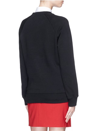 Back View - Click To Enlarge - MARKUS LUPFER - 'Circus Pile-Up' appliqué Anna sweatshirt