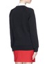 Back View - Click To Enlarge - MARKUS LUPFER - 'Circus Pile-Up' appliqué Anna sweatshirt