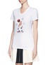 Front View - Click To Enlarge - MARKUS LUPFER - 'Circus Poodle Sequin Bella' T-shirt