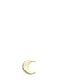 Main View - Click To Enlarge - LOQUET LONDON - 14k yellow gold moon single earring - Intuition