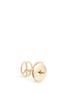 Detail View - Click To Enlarge - LOQUET LONDON - 14k yellow gold peace single earring - Serenity