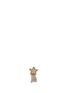 Main View - Click To Enlarge - LOQUET LONDON - Diamond 14k yellow gold shooting star single earring - Make a Wish