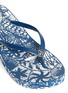 Detail View - Click To Enlarge - TORY BURCH - 'Thandie' dreamcatcher print wedge flip flops