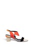 Main View - Click To Enlarge - NICHOLAS KIRKWOOD - 'Leda' stud prism heel patent leather sandals