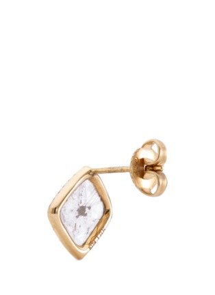 Detail View - Click To Enlarge - MONIQUE PÉAN - Diamond 18k yellow gold earring