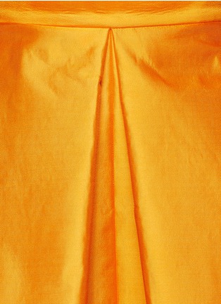Detail View - Click To Enlarge - CHICTOPIA - Pleat flare silk skirt