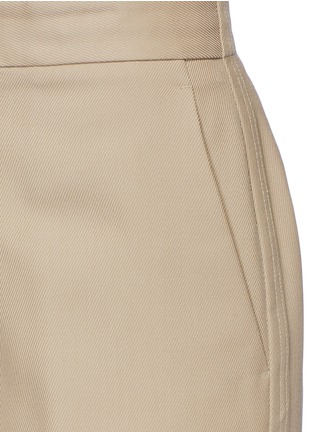 Detail View - Click To Enlarge - HELMUT LANG - Cropped wool cavalry twill pants