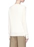 Back View - Click To Enlarge - HELMUT LANG - Sash overlay wool rib knit sweater