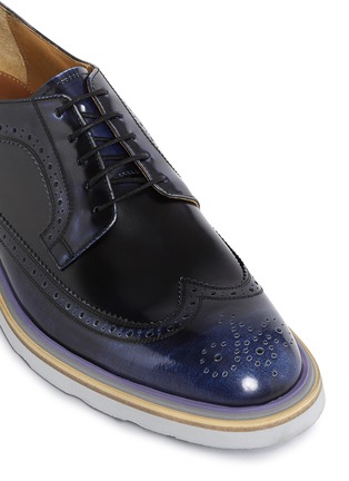 Detail View - Click To Enlarge - PAUL SMITH - 'Grand' contrast sole brogues