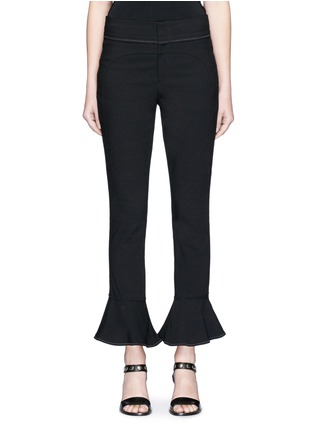 Main View - Click To Enlarge - ISABEL MARANT - 'Hunter' flared cuff slim fit pants