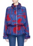 Main View - Click To Enlarge - STELLA MCCARTNEY - 'Freda' flocked velvet 'Thanks Girls' slogan jacket