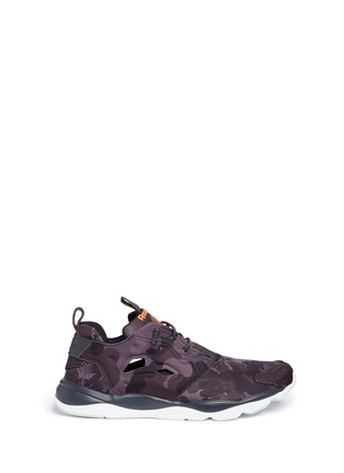 Main View - Click To Enlarge - REEBOK - 'Furylite CC' camouflage print sneakers