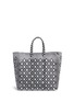 Main View - Click To Enlarge - TRUSS - Medium top handle diamond pattern woven PVC tote