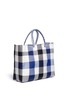 Detail View - Click To Enlarge - TRUSS - Large woven plaid PVC tote